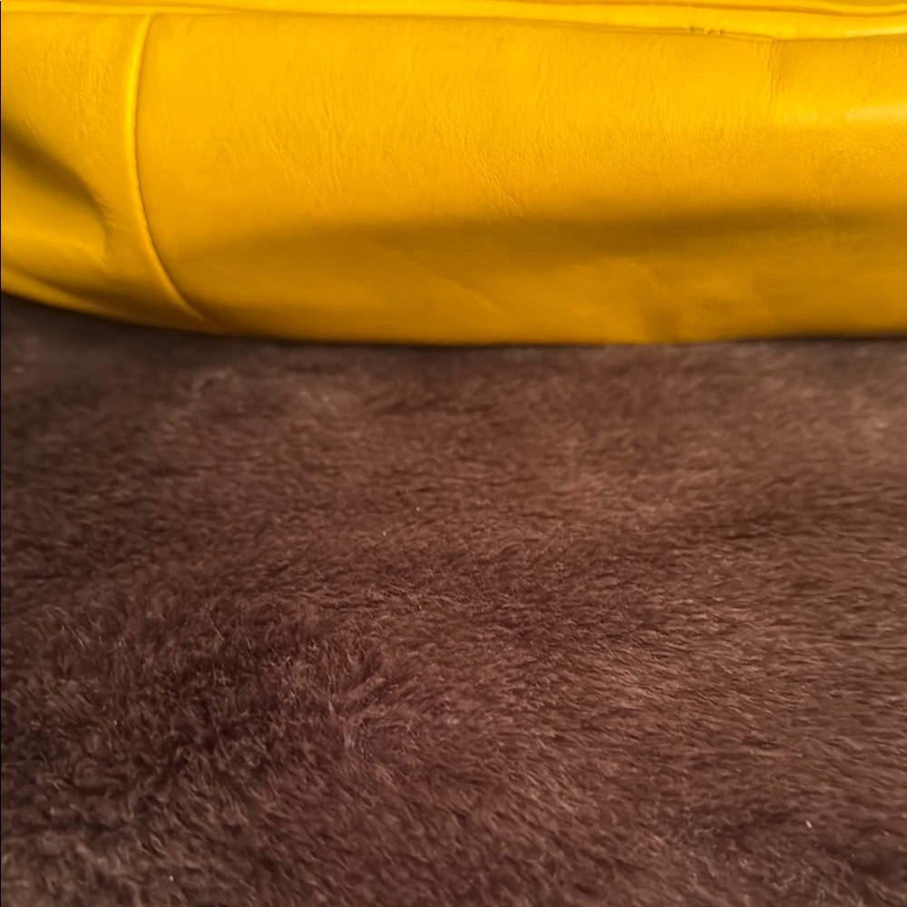 Yellow Leather Handbag - Picture 5 of 5
